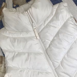 White Puffer Vest - brand new with tags!